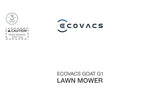 ECOVACS GOAT G1 Mähroboter ohne Begrenzungskabel für Gärten bis 1600 qm (AIVI 3D-Hindernisvermeidung, intelligente Routenplanung, Einstellung des verbotenen Bereichs, Videomanager) - 3 Jahre Garantie