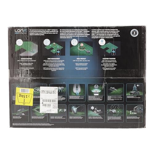 Gardena Mähroboter smart SILENO life 1000 m² Set: Innovative LONA AI-Technologie, Steuerung per App, SensorControl, für Steigungen bis zu 35 Prozent, inkl. smart Gateway, DE-Version (19702-60)