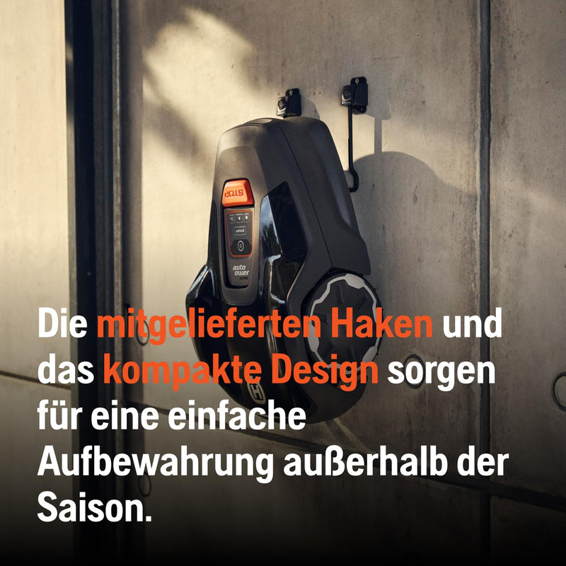 Husqvarna Mähroboter Automower Aspire R4 für 400 m² Fläche I Akku Rasenmäher Roboter, Steuerung per Connect App (inkl. Sprachsteuerung, WLAN, Bluetooth) mit Installations-Kit